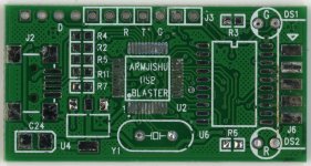 ARMJISHU board USB-Blaster front